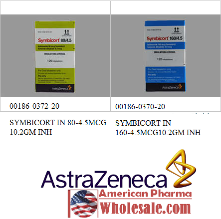 Rx Item-Symbicort 120 80/4.5MCG 10.2 GM Inhalation by Astra Zeneca Pharma USA 