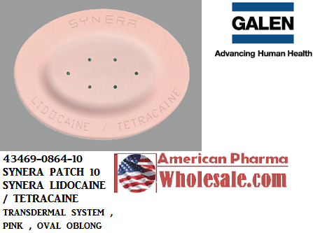 Rx Item-Synera 10 Patch by Galen Pharma USA 