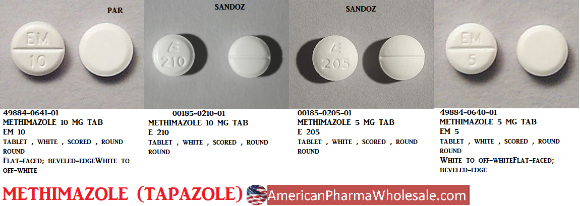 Rx Item-Methimazole 10MG 100 Tab by American Health Packaging USA 