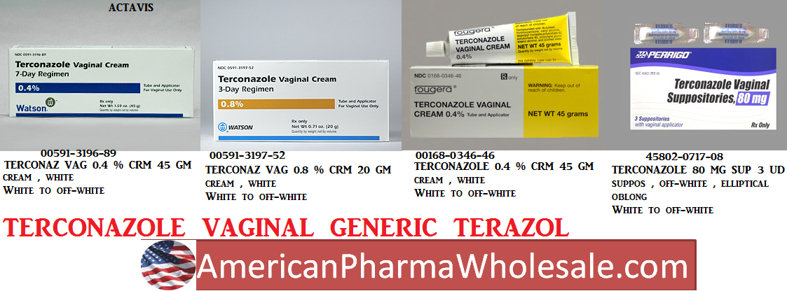 Rx Item-Terconazole 80MG 3 SUP by Cosette Pharma USA 