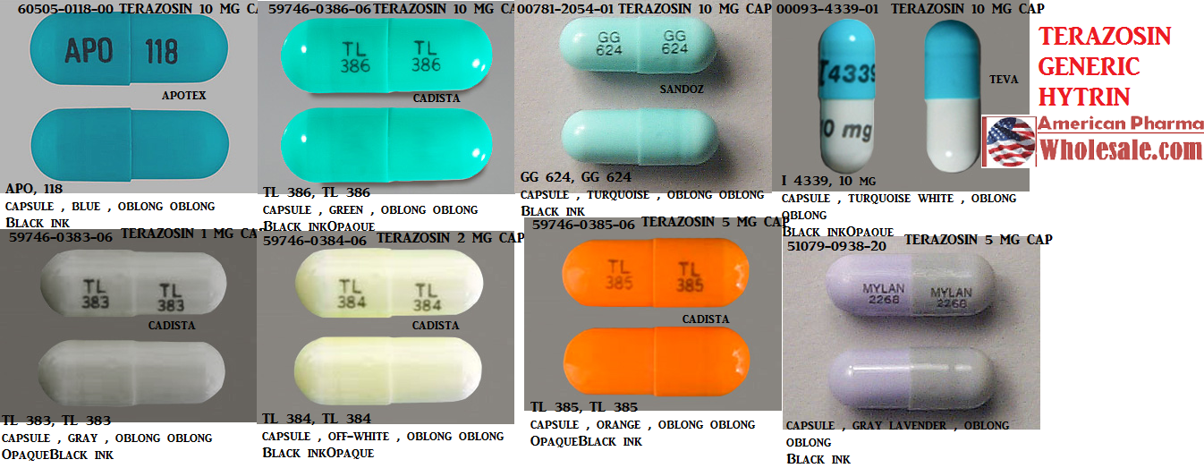 Rx Item-Terazosin 10MG 1000 Cap by Jubilant Cadista Pharma USA 