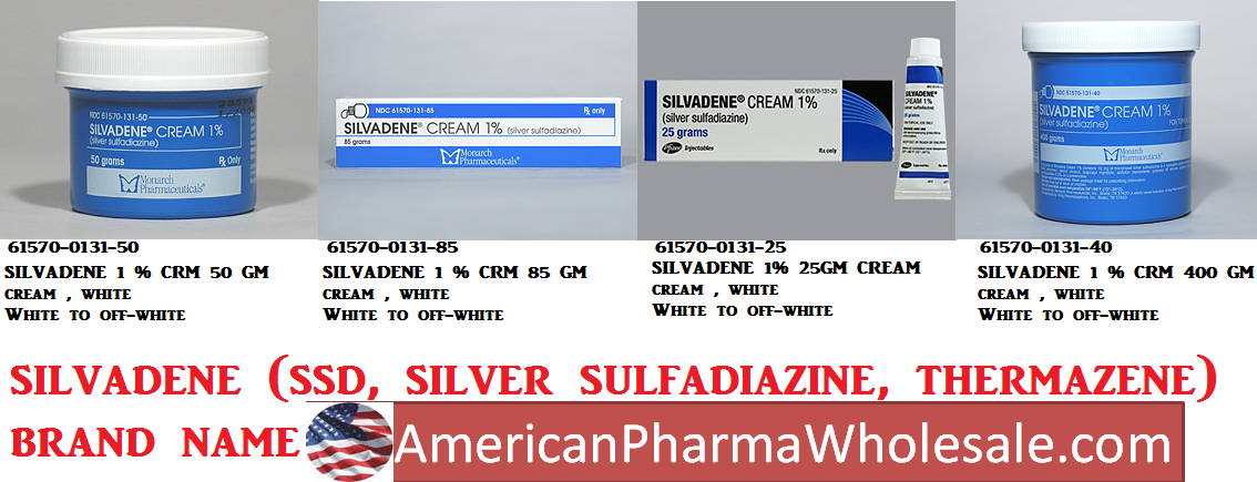 Rx Item-Silvadene 0.01TUBE 50 GM CRM by Pfizer Pharma USA Injec