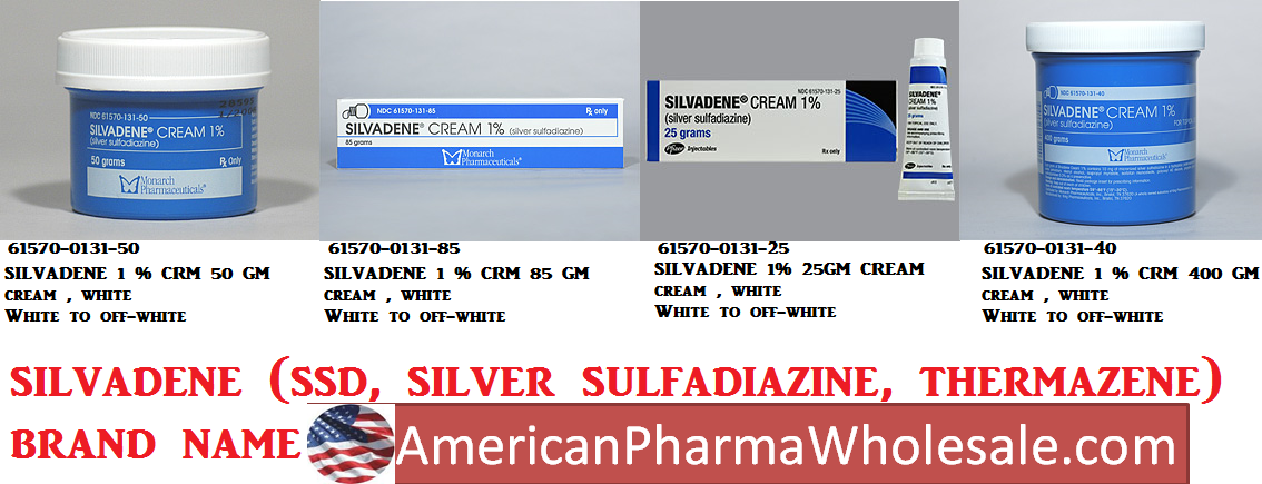Rx Item-Silvadene 0.01TUBE 25 GM CRM by Pfizer Pharma USA Injec