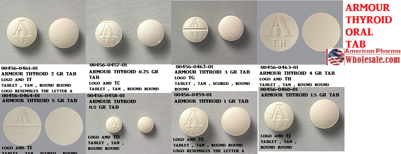 Rx Item-Thyroid 4GR 100 Tab by Allergan Pharma USA 