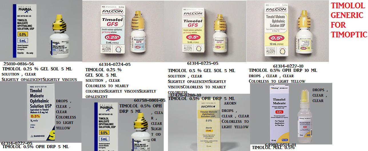 Rx Item-Timolol Maleate  10MG 100 Tab by Mylan Pharma USA 