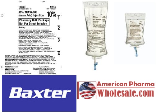 Rx Item-Travasol 10% 24X500 ML sol by Baxter Pharma USA 