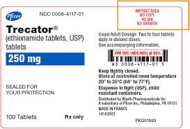 Rx Item-Trecator 250MG 100 Tab by Pfizer Pharma USA 