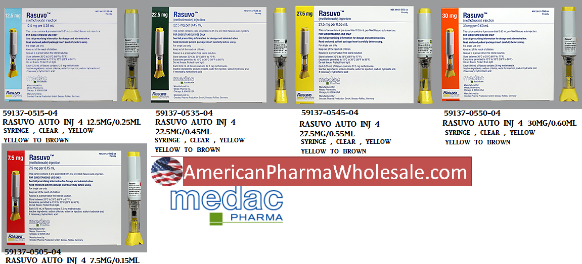 Rx Item-Rasuvo Auto 7.5/.15ML 4 Injection by Medexus Pharma USA 