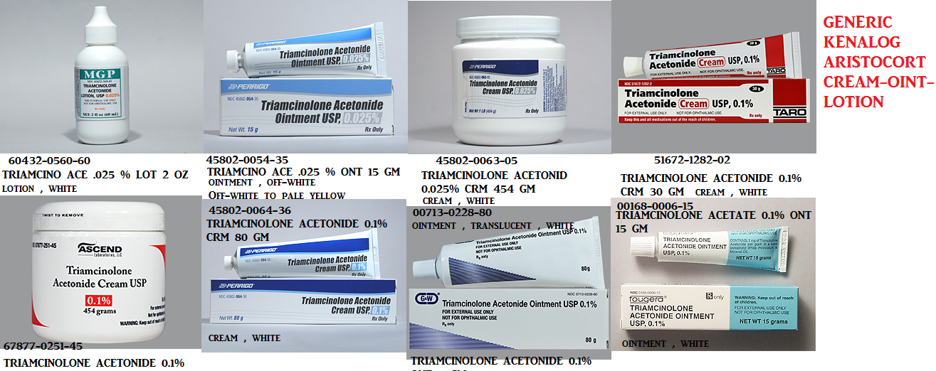 Rx Item-Triamcinolone Acetonide  0.025% 80 GM Cream by Fougera Pharma USA 