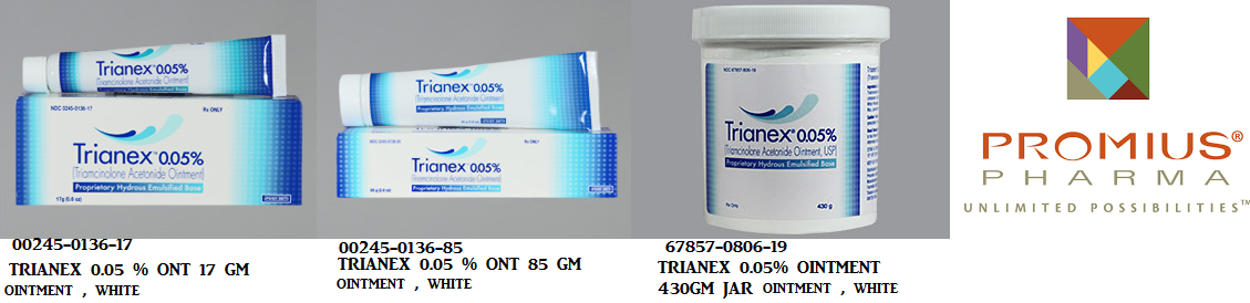 Rx Item-Trianex 0.05% 430 GM Ointment by Encore Dermatology Pharma USA 