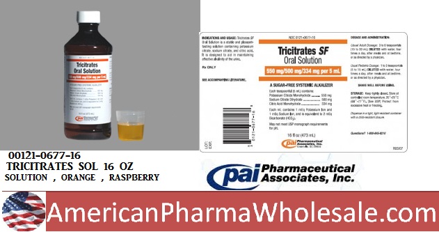Rx Item-Tricitrates 16 OZ sol by Pharmaceutical Associates USA