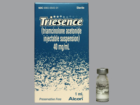 Rx Item-Triesence 40MG/ML 1 ML Vial  by Novartis Pharma USA 