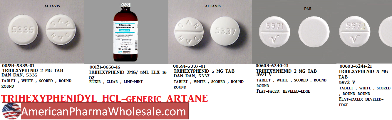 Rx Item-Trihexyphenidyl  2MG/5ML 16 OZ Elixir by Pharmaceutical Associates USA