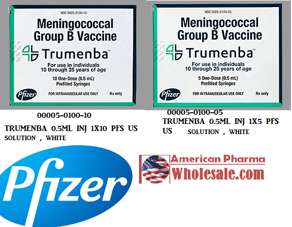 Rx Item-Trumenba 10X0.5 ML PFS-Keep Refrigerated - by Pfizer Pharma USA 
