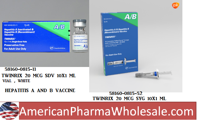 Rx Item-Twinrix 20MCG 10X1 ML PFS-Keep Refrigerated - by Glaxo Smith Kline Vaccines 