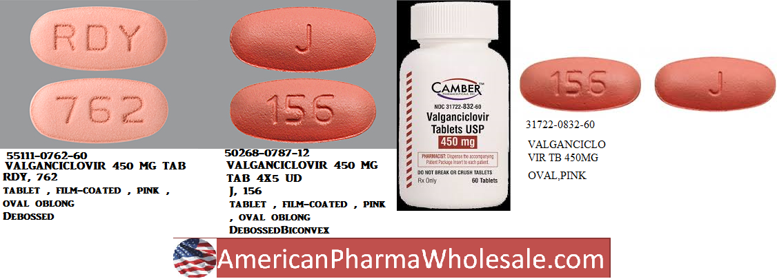Rx Item-valganciclovir  450MG 30 Tab by American Health Packaging USA 