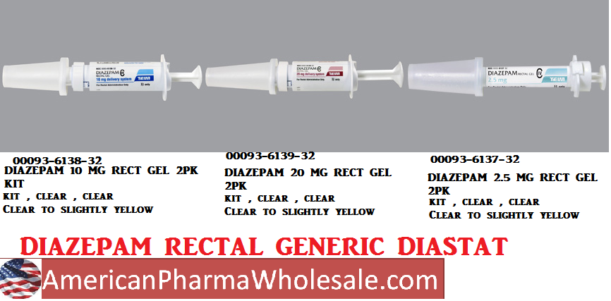 diazepam rectal gel price