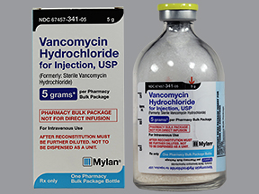 Rx Item-Vancomycin 5GM Vial  by Mylan Institutional Pharma USA 