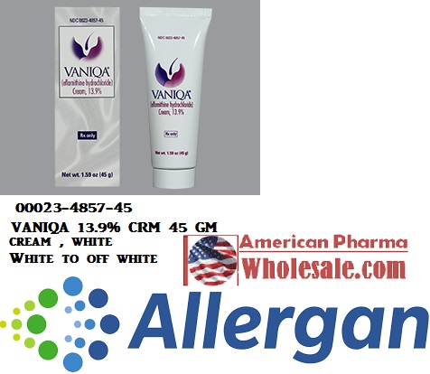 Rx Item-Vaniqa 13.9% 45 GM Cream by Allergan Pharma USA 