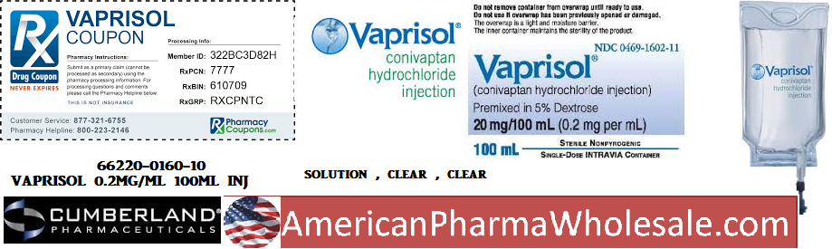 Rx Item-Vaprisol 0.2MG/ML 100 ML INJ by Cumberland Pharma USA 