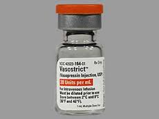 Rx Item-Vasostrict 20U/ML 10 ML Multi Dose Vial -Keep Refrigerated - by Par Pharma USA 