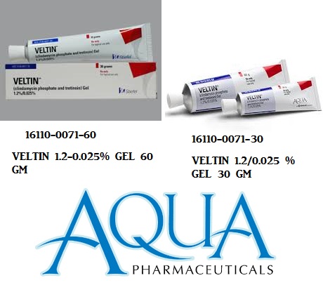 Rx Item-Veltin 1.2-0.025% 60 GM Gel by Aqua Pharma USA 