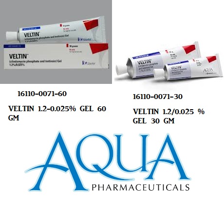 Rx Item-Veltin 1.2-0.025% 60 GM Gel by Aqua Pharma USA 