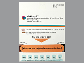 Rx Item-Viekira Pak 28DAY Tab by Abbvie USA