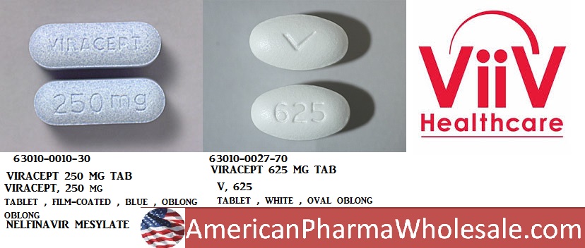 Rx Item-Viracept 250MG 300 Tab by Viiv Healthcare 