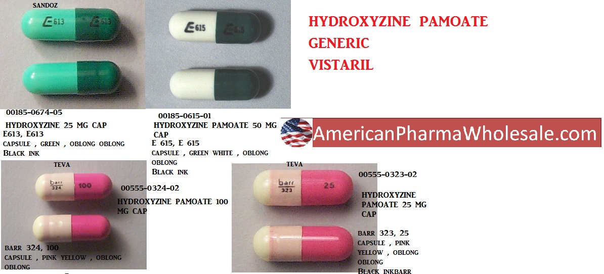 Rx Item-Hydroxyzine 25MG 100 CAP by American Health Packaging USA 