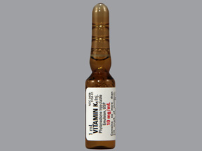 Rx Item-Vit K 10MG 25X1 ML Ampoule by Pfizer Pharma USA Injec