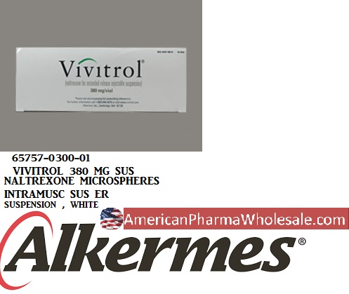 Rx Item-Vivitrol 380MG SUS-Keep Refrigerated - by Alkermes Pharma USA 