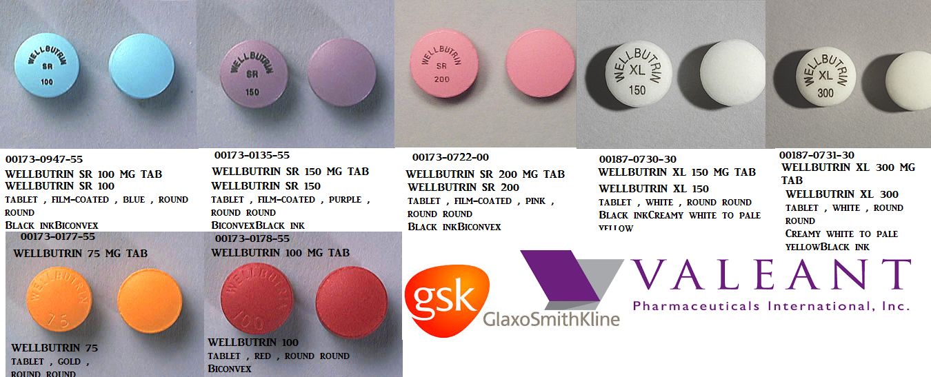 Rx Item-Wellbutrin SR 150MG 60 Tab by Glaxo Smith Kline Pharma USA 
