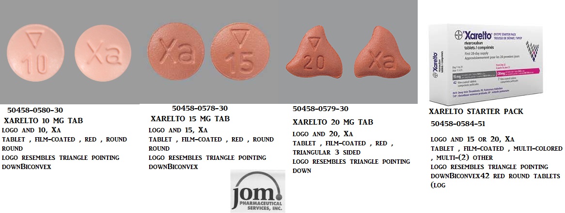 Rx Item-Xarelto Start 51 Tab by J-O-M Pharma USA Services 