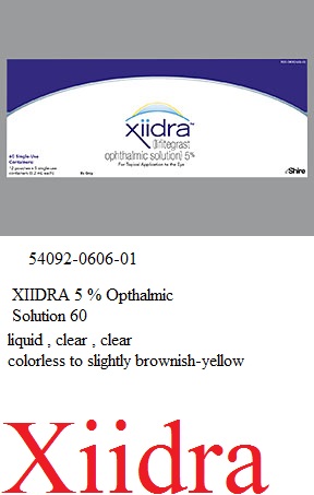 Rx Item-Xiidra 5% 60 O/S by Novartis Pharma USA 