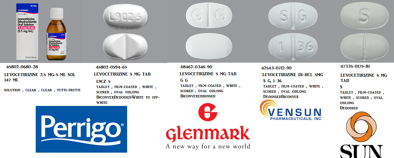 Rx Item-Levocetirizine 2.5MG 4 OZ sol by Taro Pharma USA 