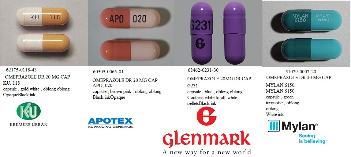 Rx Item-Omeprazole DR 20MG 30 Cap by Apotex Pharma USA 