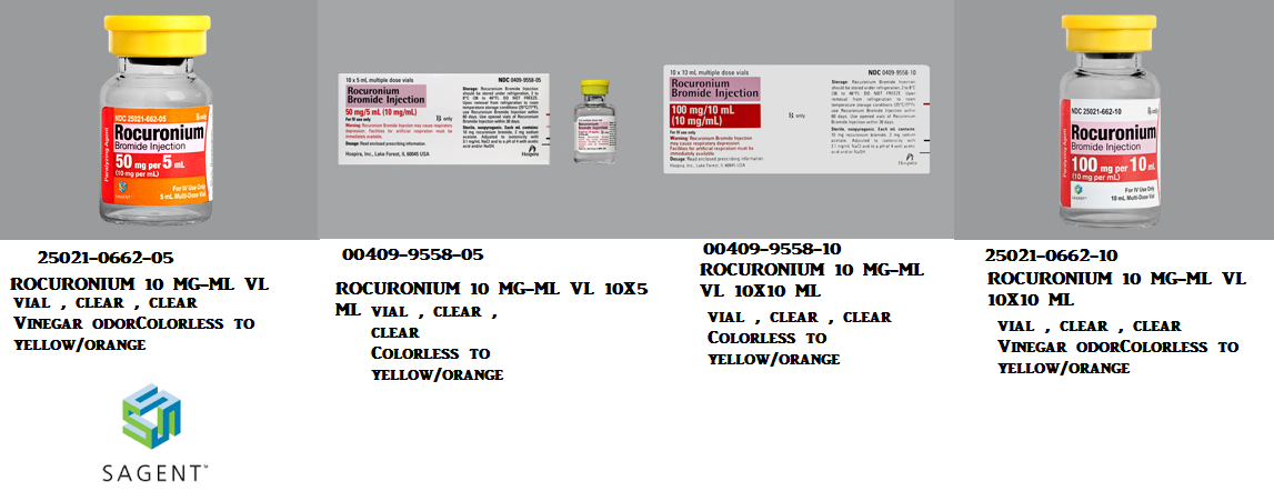 Rx Item-Rocuronium Bromide  50MG 10X5 ML Vial -Keep Refrigerated - by X-Gen Pharma USA 