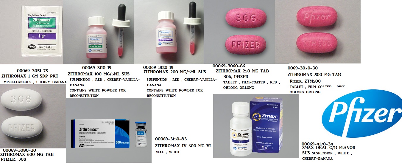 Rx Item-Zithromax 200MG/5ML 30 ML Suspension by Pfizer Pharma USA 