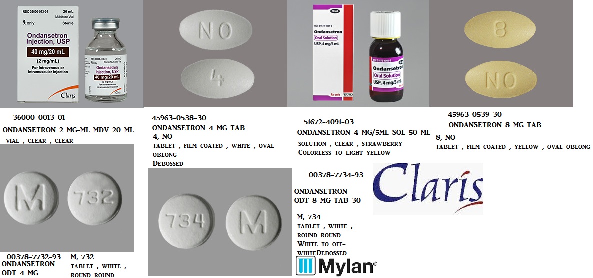 Rx Item-Ondansetron 4MGODT 30 Tab by Mylan Pharma USA 