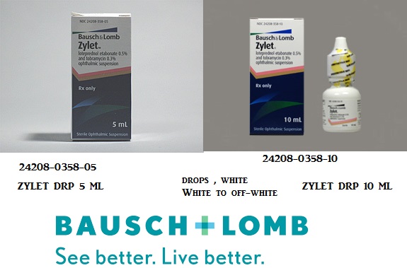 Rx Item-Zylet 10 ML DRP by Valeant Pharma USA 