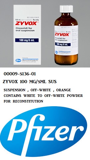 Rx Item-Zyvox 100MG/5ML 150 ML Suspension by Pfizer Pharma USA 