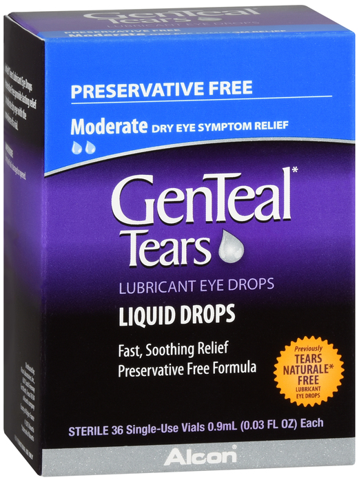Genteal Tears Lubricant Eye Drop PF Drops 36DS By Alcon Vision Care Grp USA 