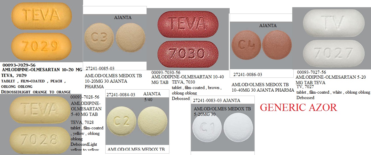 Rx Item-Amlodipine Besylate-Olmesartan Medoxomil 5-20MG 30 Tab by Macleods Pharma USA 