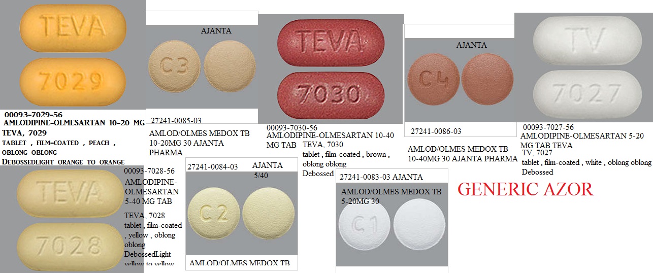 Rx Item-Amlodipine Besylate-Olmesartan Medoxomil 10-20MG 30 Tab by Macleods Pharma USA 