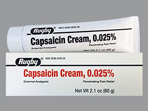 Capsaicin 0.025% Cream Watson 60 gm By Major Pharma/Rugby USA 
