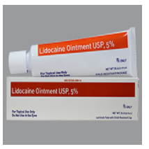 Rx Item-Lidocaine 5% 35.44 GM Ointment by Teligent Pharma USA 