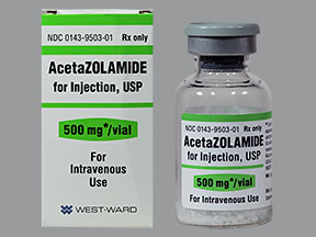 Rx Item-Acetazolamide 500MG 20 ML Vial by Hikma Pharma USA 