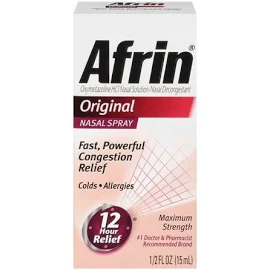 Case of 36-Afrin Original Nsasal Spray 15 ml By Bayer Corp/Consumer Health USA 