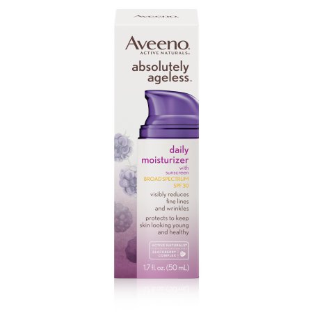 Aveeno Absolutely Ageless Daily Moisturizer With Sunscreen SPF 30 By J & J Consum Liquid 1.7 oz By J&J Consumer USA 